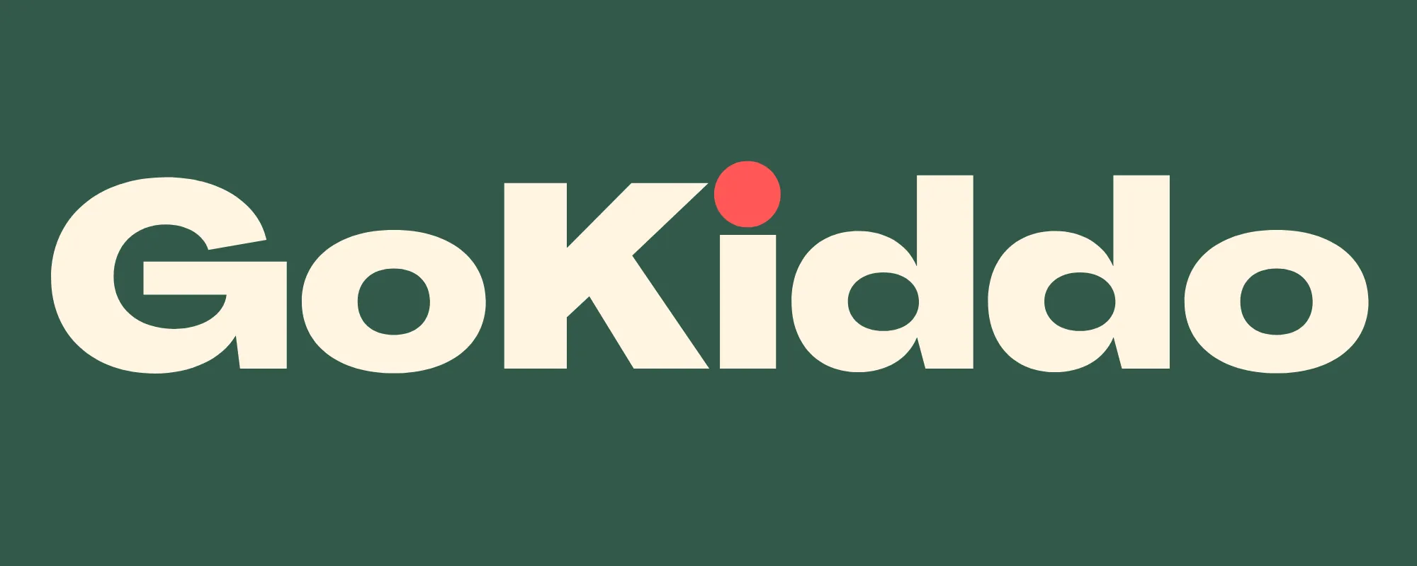 GoKiddo Logo designed on CANVA