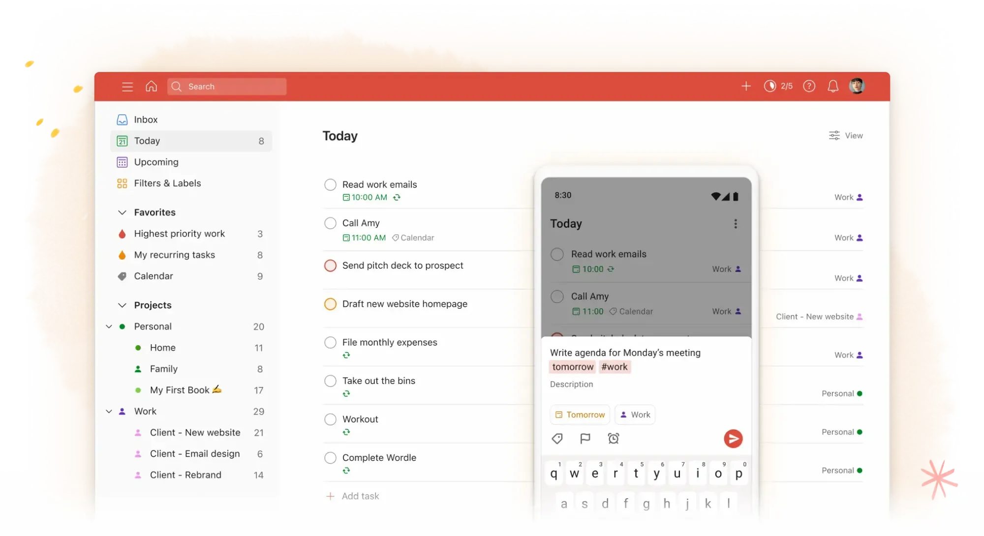 Todoist Screenshot